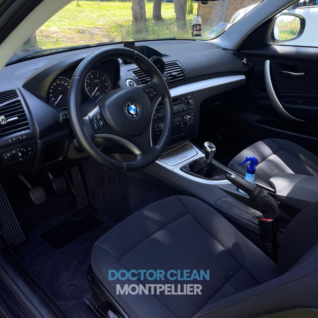 Nettoyage intérieur bmw série 1 après